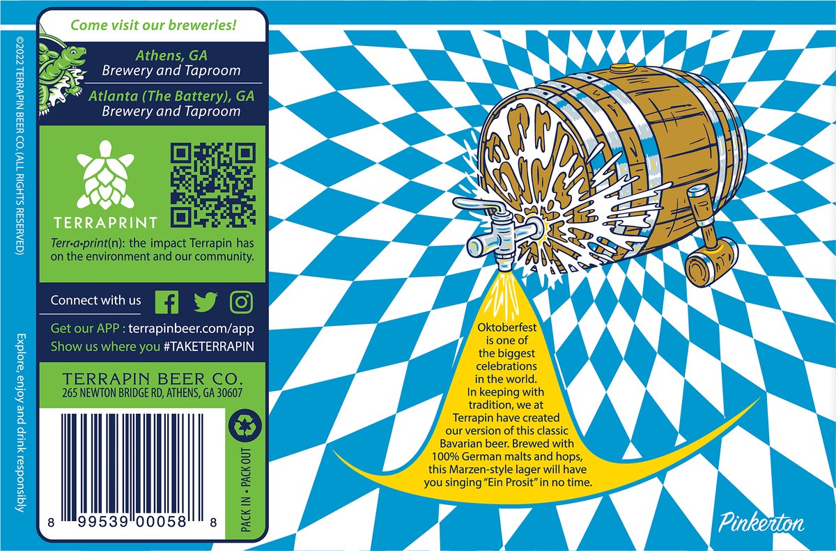 slide 9 of 9, Terrapin Beer Co. Seasonal Sessions Sweater Weather Beer 6 - 12 fl oz Cans, 6 ct; 12 oz