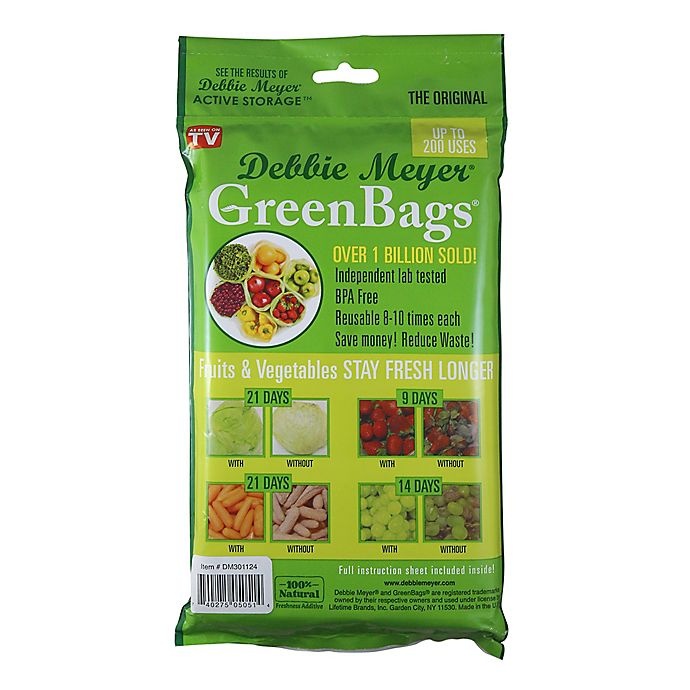 slide 2 of 3, Debbie Meyer Green Bags, 20 ct