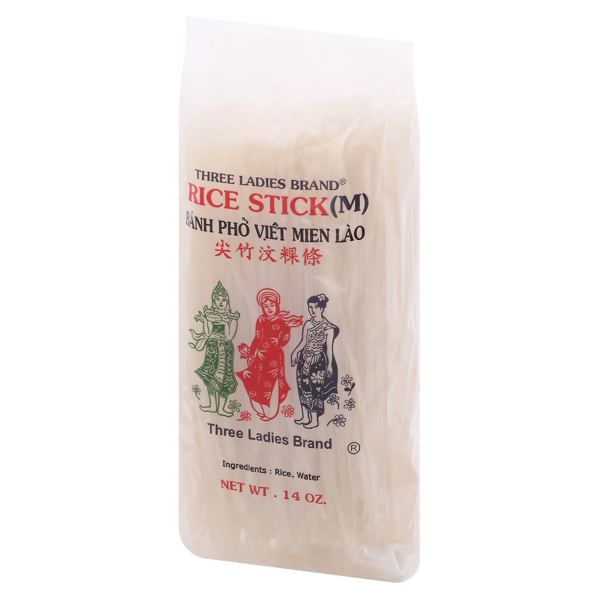 slide 8 of 9, Three Ladies Brand Medium Rice Stick 14 oz Bag, 14 oz
