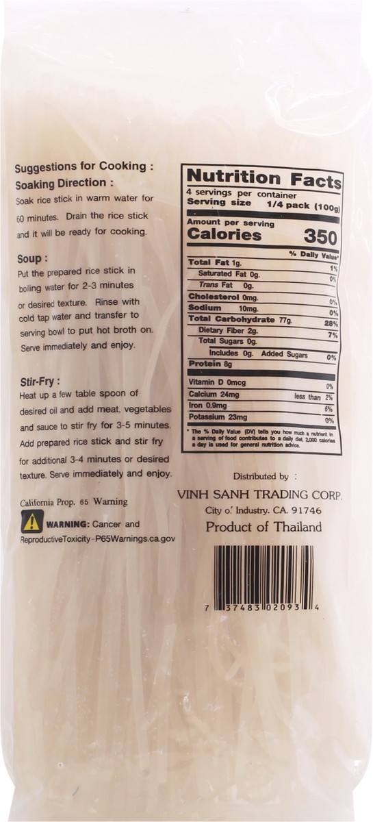 slide 5 of 9, Three Ladies Brand Medium Rice Stick 14 oz Bag, 14 oz