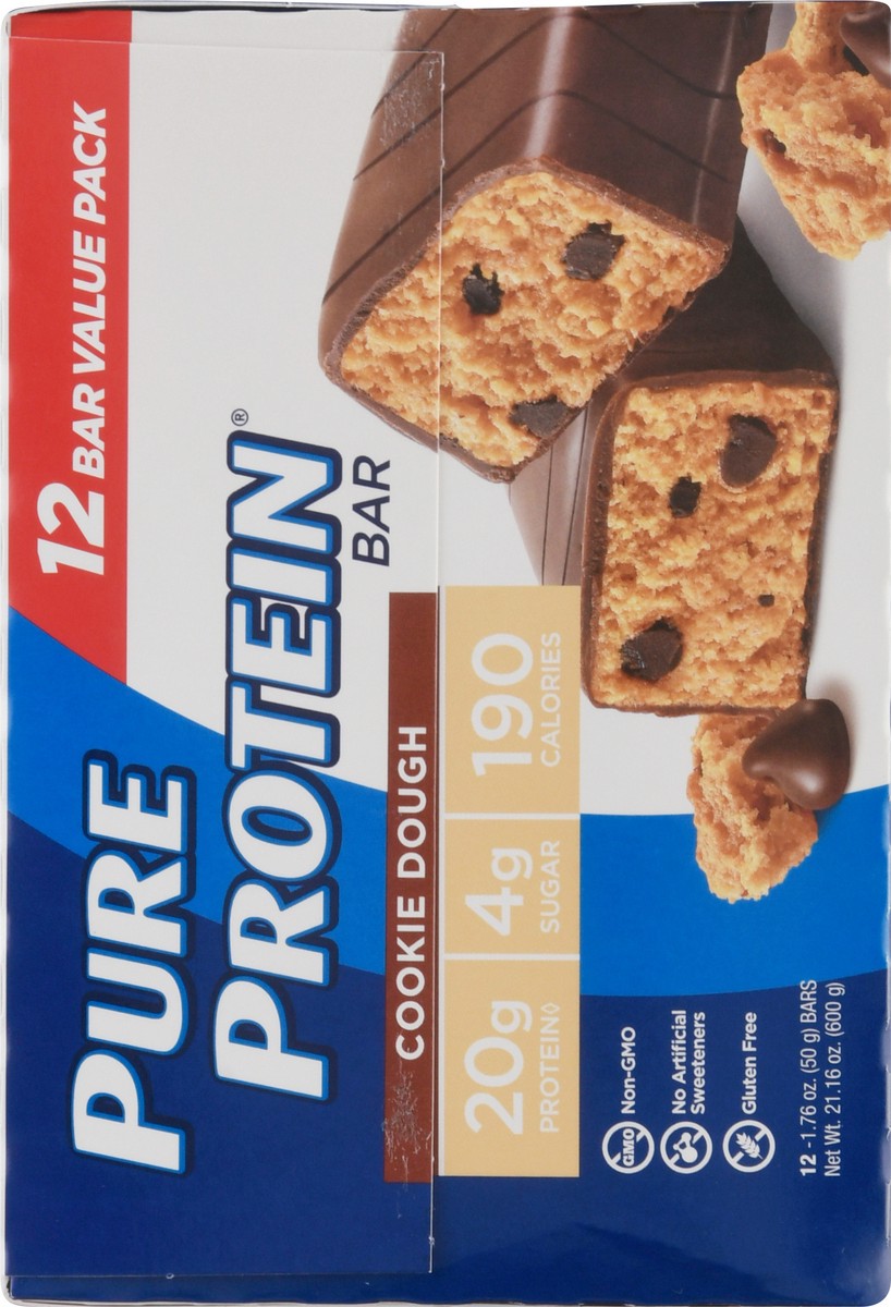 slide 10 of 10, Pure Protein Cookie Dough Bars, 12 ct; 1.76 oz