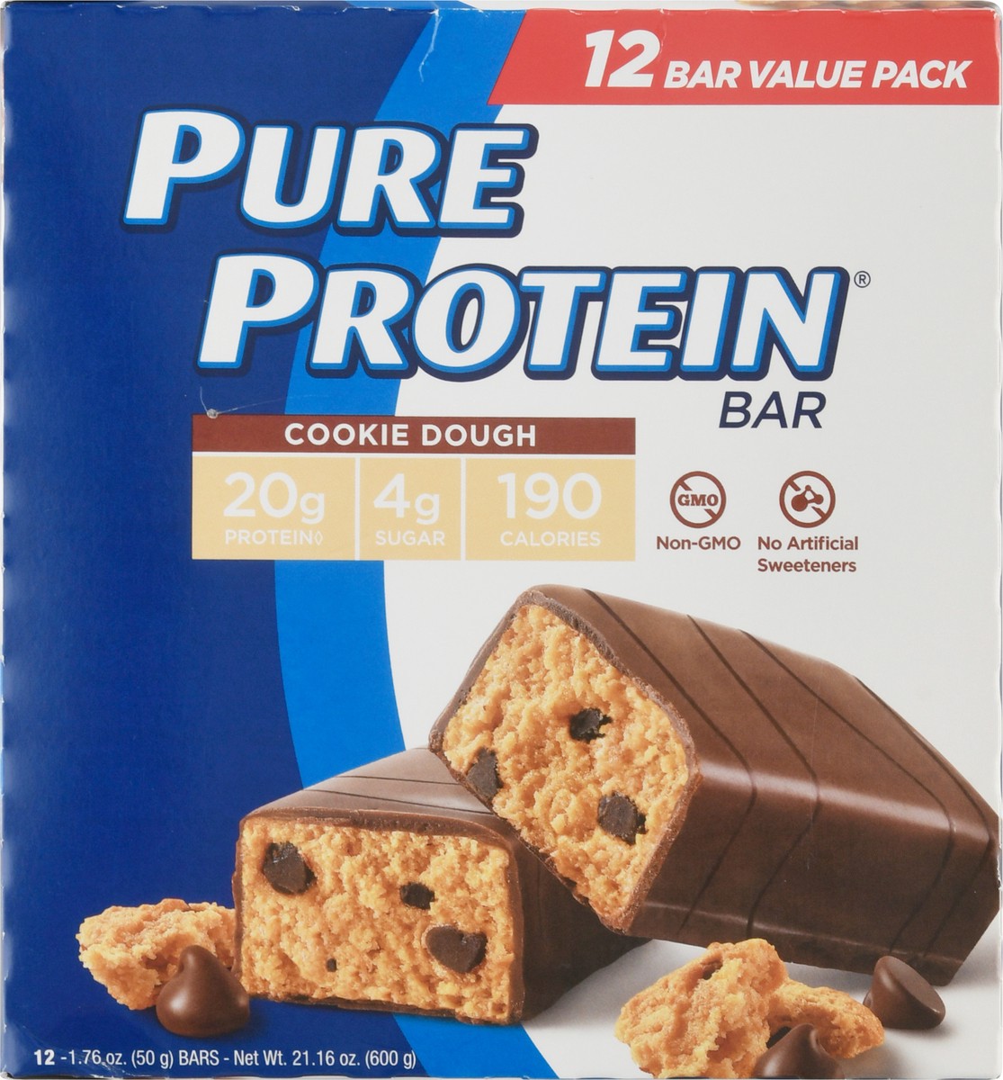 slide 2 of 10, Pure Protein Cookie Dough Bars, 12 ct; 1.76 oz