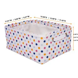Havenstay Set of 3 Polka Dot Storage Bins