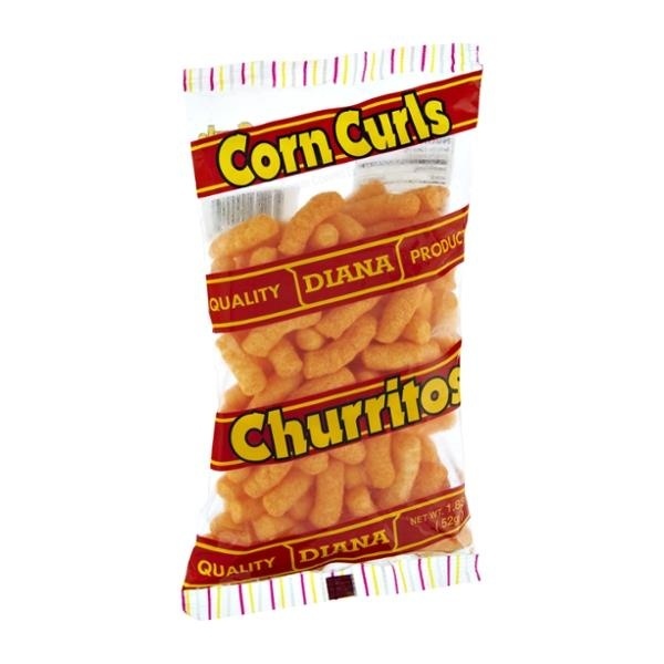 slide 1 of 1, Diana Churritos Corn Curls, 1.83 oz