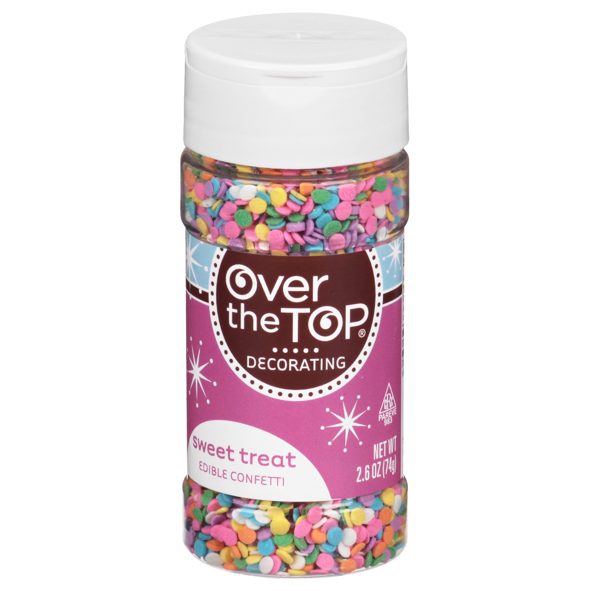 slide 1 of 1, Over The Top Sweet Treat Edible Confetti, 2.6 oz
