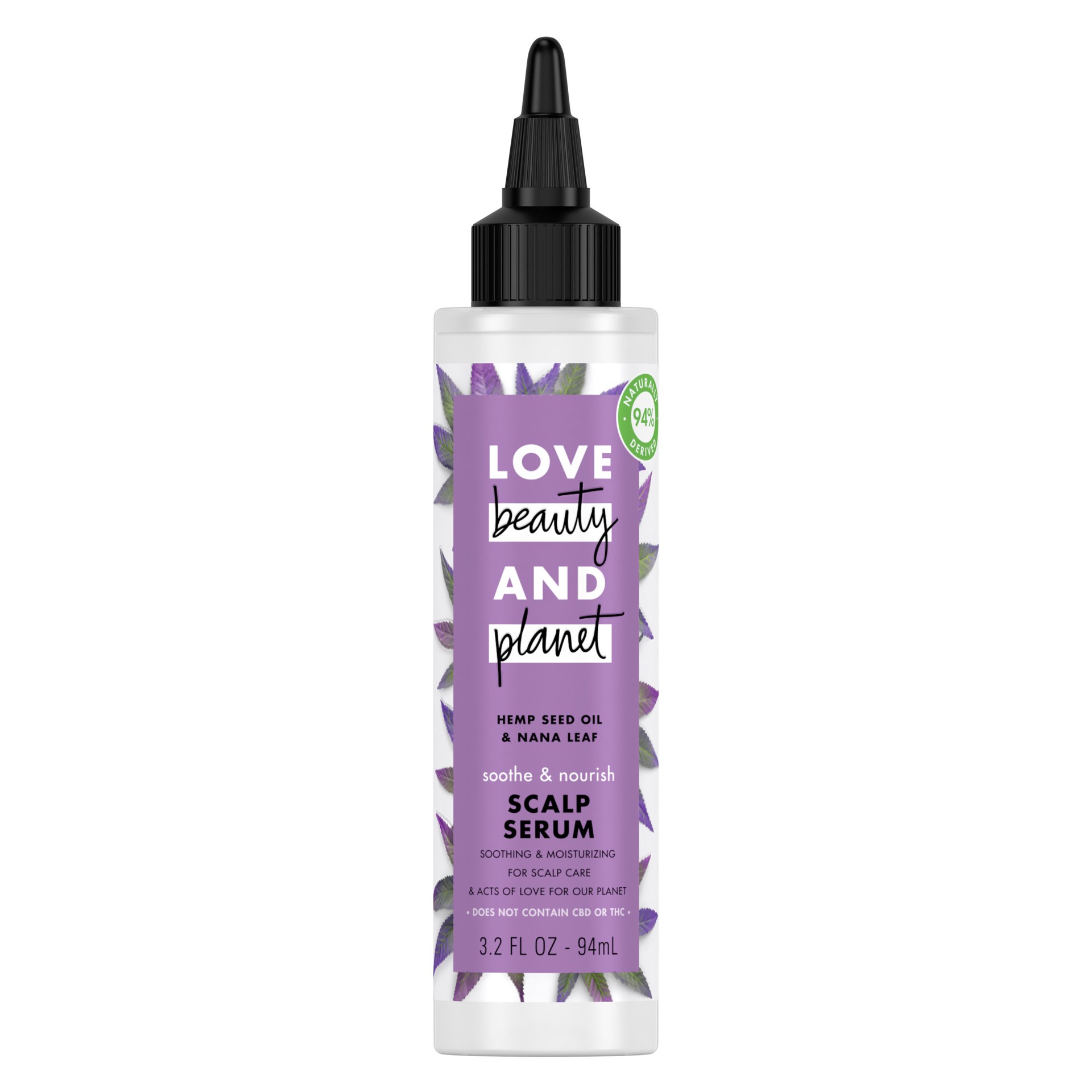 slide 1 of 8, Love Beauty and Planet Scalp Serum Hemp Seed Oil & Nana Leaf, 3.2 oz, 3.2 oz