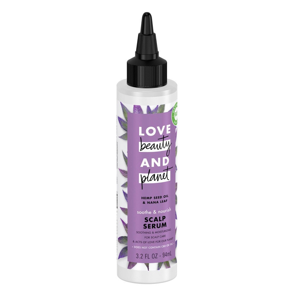 slide 7 of 8, Love Beauty and Planet Scalp Serum Hemp Seed Oil & Nana Leaf, 3.2 oz, 3.2 oz