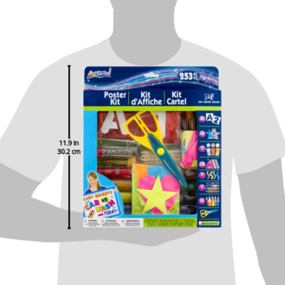 slide 7 of 9, ArtSkills Poster Making Kit 274 ea, 274 ct