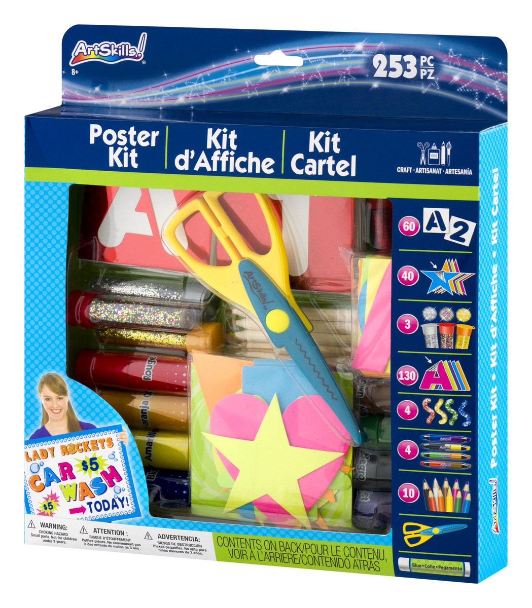 slide 8 of 9, ArtSkills Poster Making Kit 274 ea, 274 ct