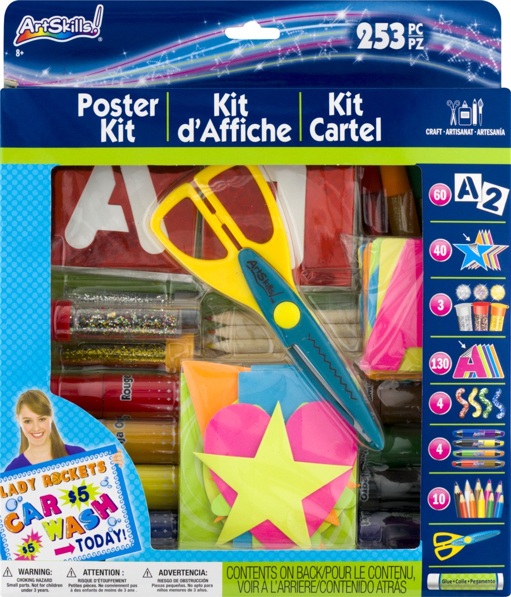 slide 2 of 9, ArtSkills Poster Making Kit 274 ea, 274 ct