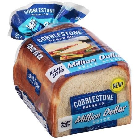 slide 1 of 1, Cobblestone Bread Co. Million Dollar White Bread, 18 oz