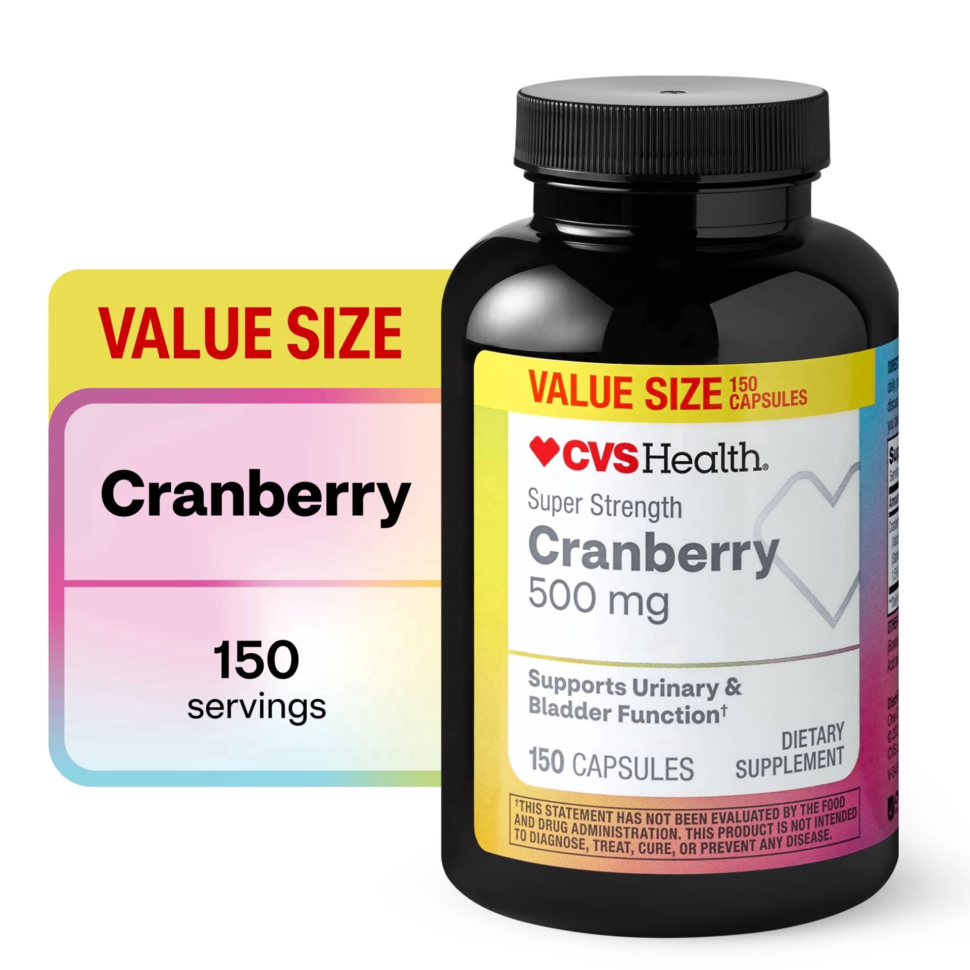 slide 1 of 1, CVS Health Cranberry Capsules, 150 Ct, 1 ct