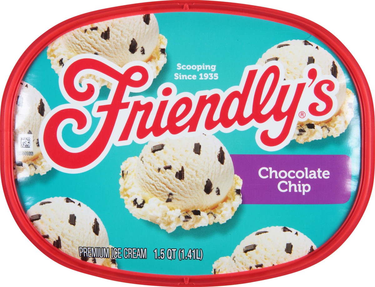 slide 9 of 9, Friendly's Premium Ice Cream / Chocolate Chip, 48 fl oz