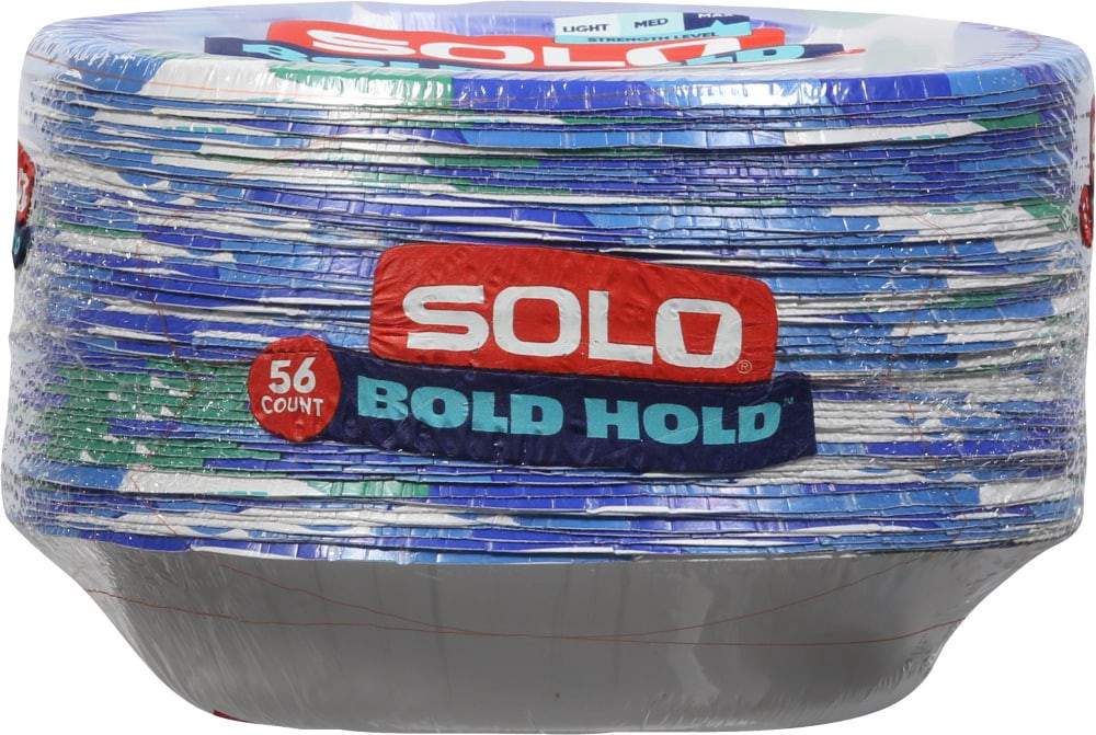 slide 2 of 6, Solo Bold Hold 20 Ounce Paper Bowls 56 ea, 56 ct