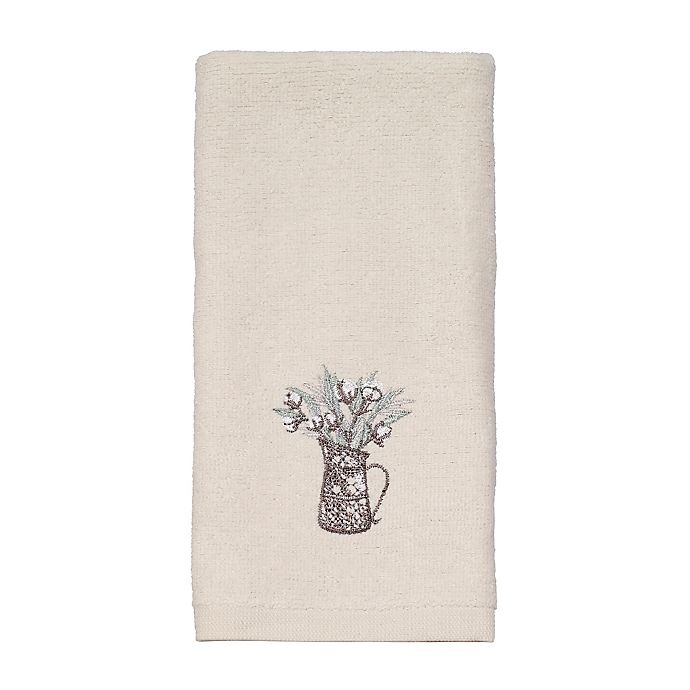 slide 1 of 1, Avanti Sweet Home Fingertip Towel - Ivory, 1 ct