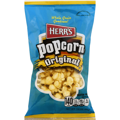 slide 1 of 1, Herr's Original Popcorn, 1 oz