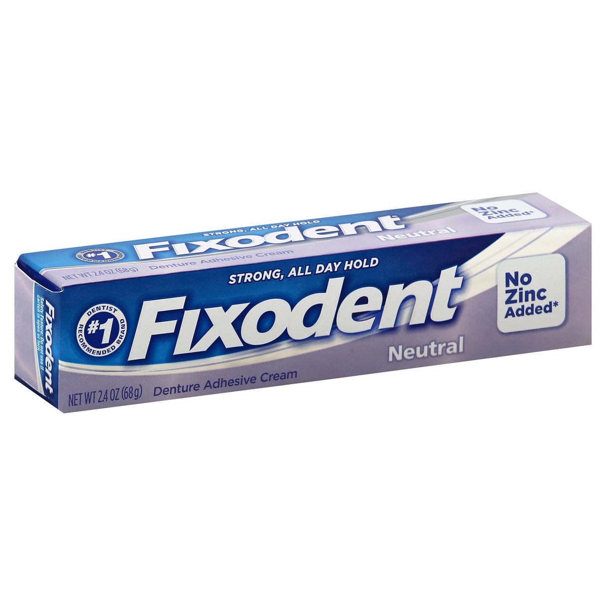 slide 5 of 5, Fixodent Denture Adhesive Cream , 2.4 oz