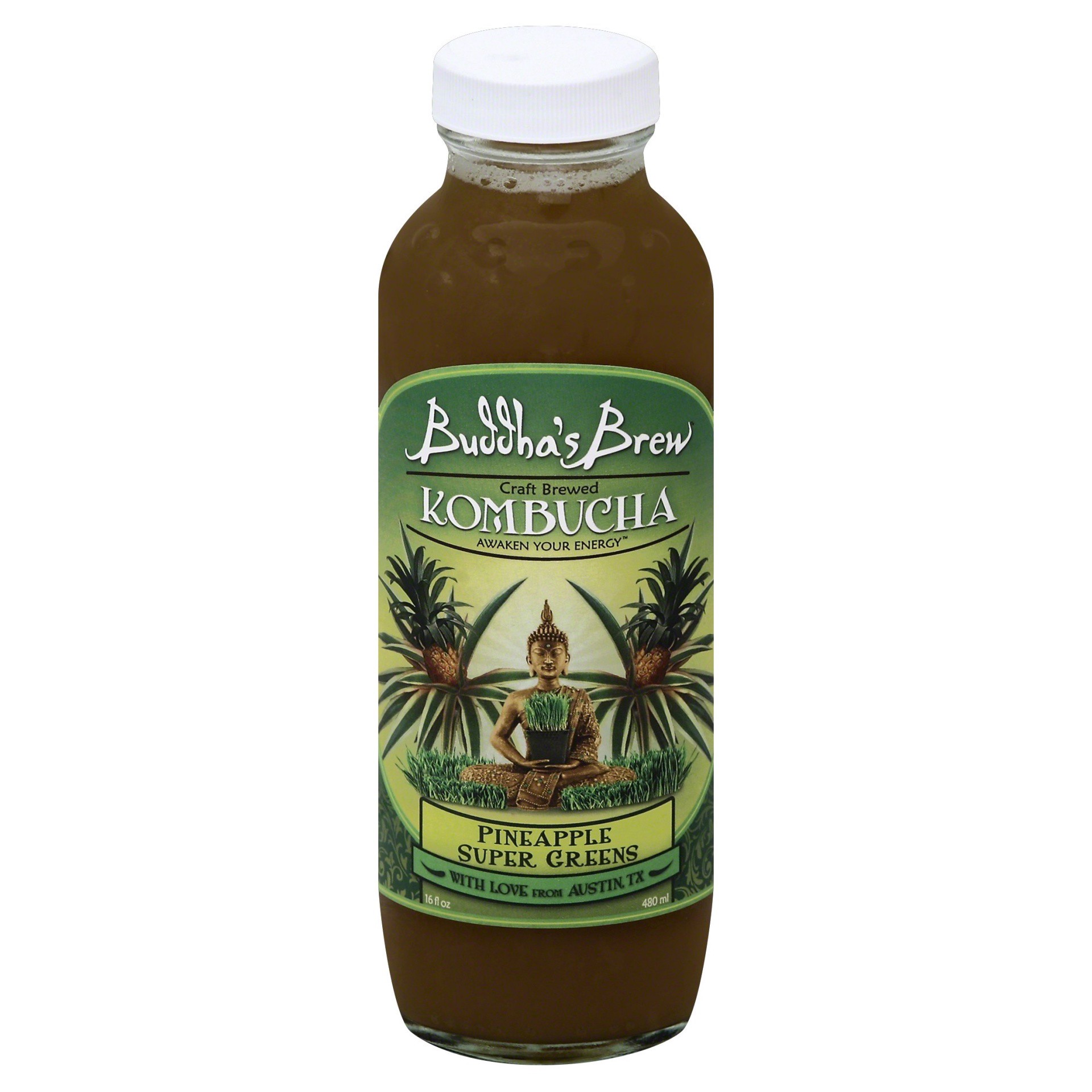 slide 1 of 4, Buddha's Brew Kombucha - 16 oz, 16 oz