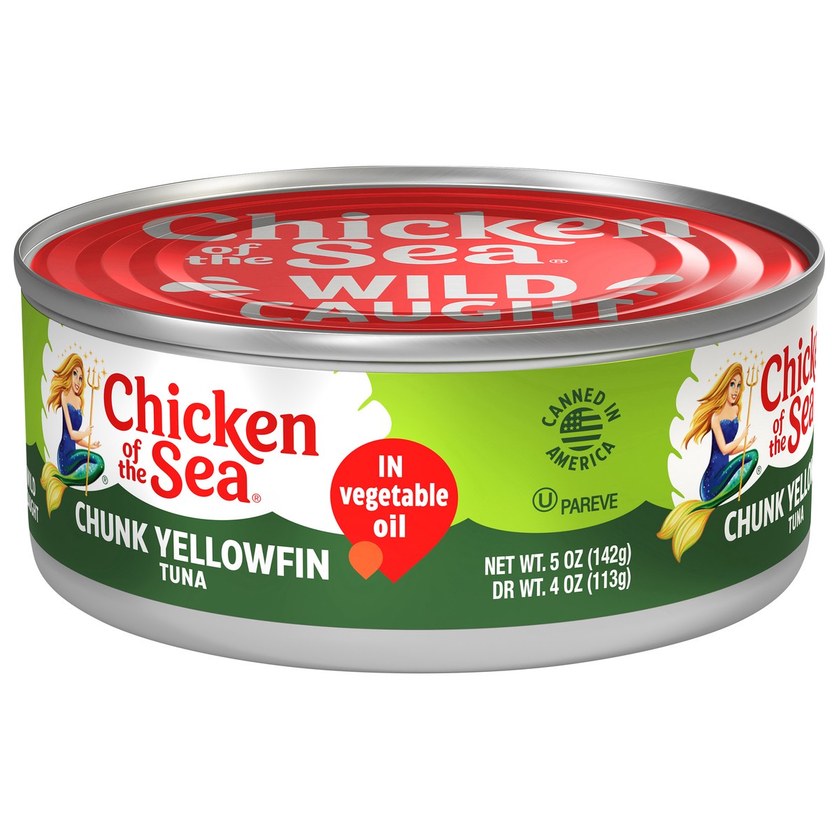 slide 3 of 9, Chicken of the Sea Chunk Yellowfin Tuna in Vegetable Oil - 5 oz, 5 oz