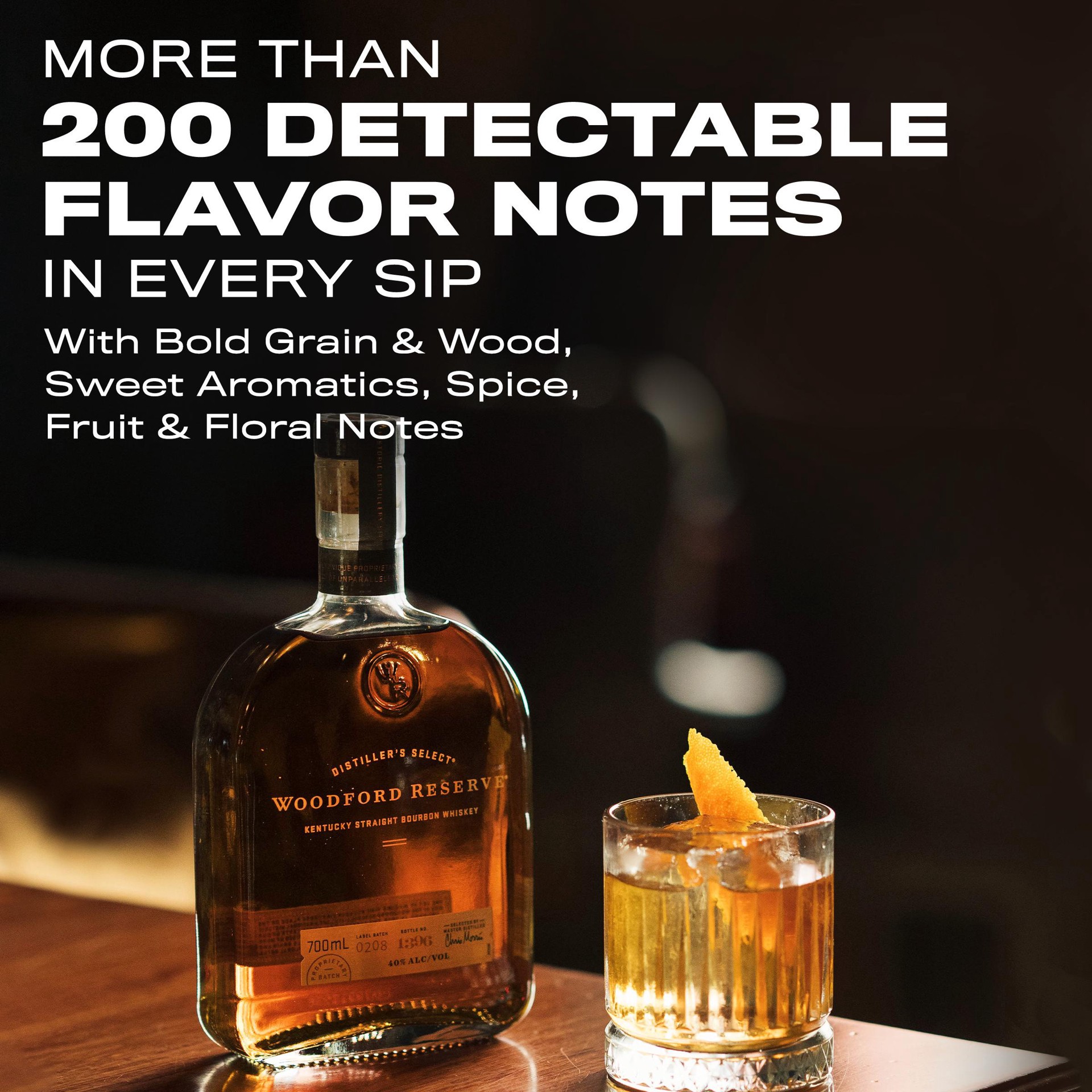 slide 2 of 9, Woodford Reserve Kentucky Straight Whiskey 200 ml, 200 ml