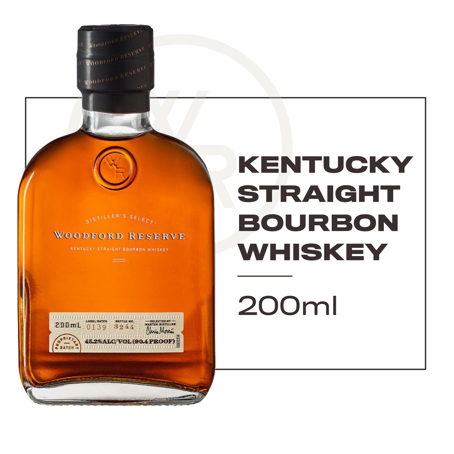 slide 6 of 9, Woodford Reserve Kentucky Straight Whiskey 200 ml, 200 ml