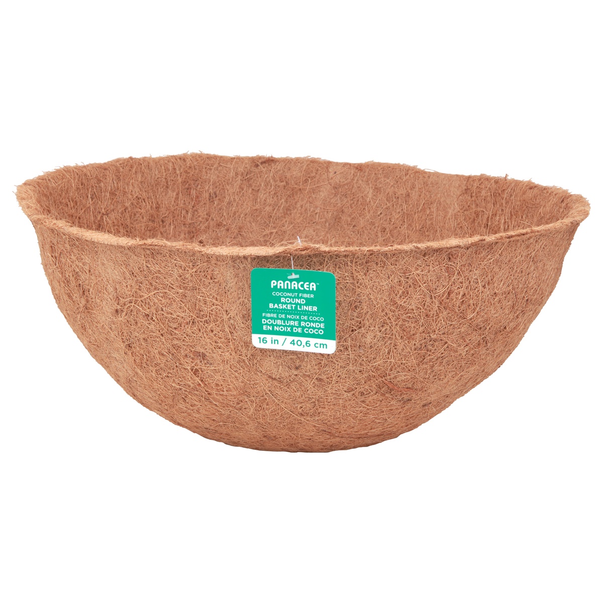 slide 1 of 1, Panacea Round Coco Fiber Replacement Liner - Brown, 16 in