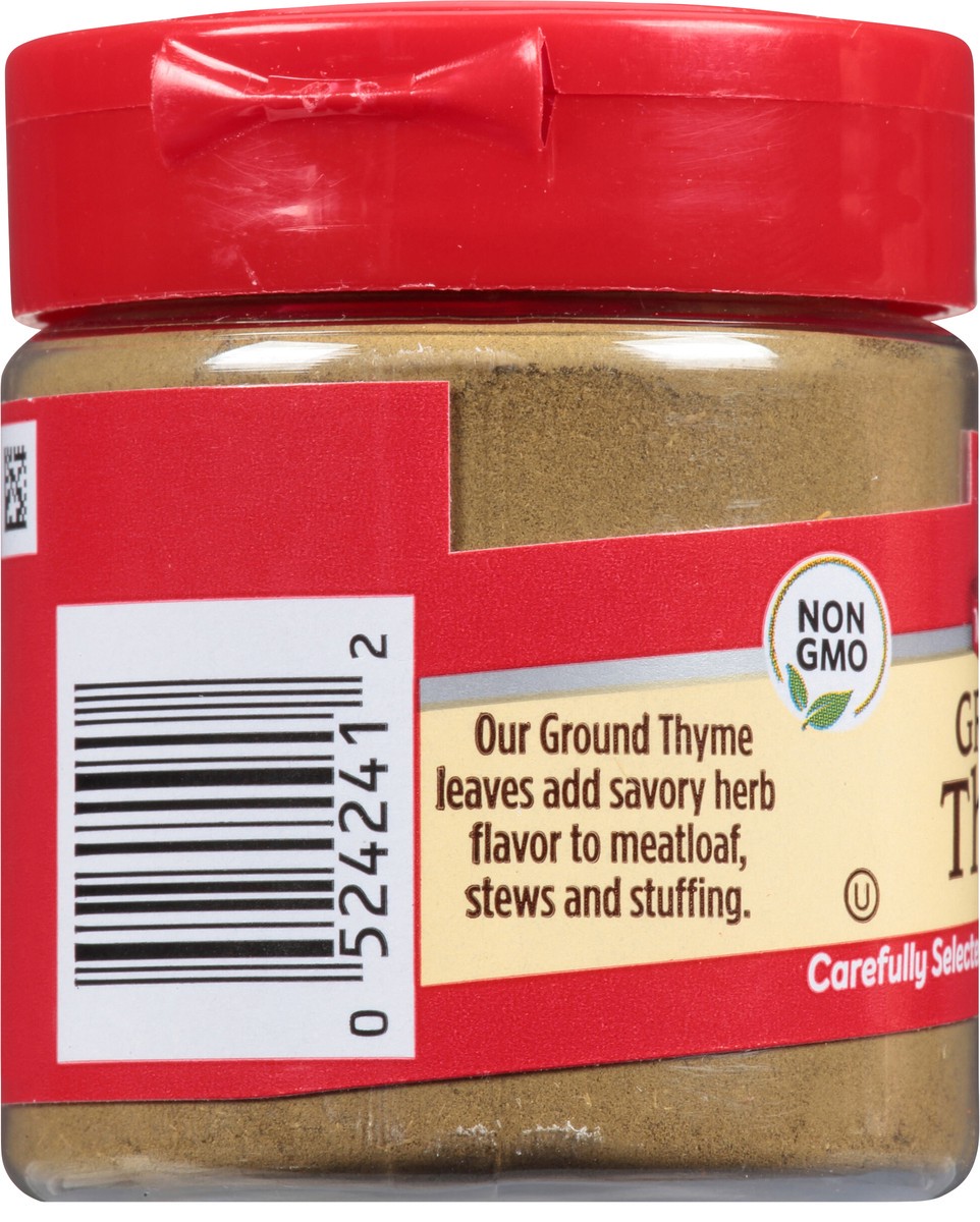 slide 7 of 8, McCormick Thyme - Ground, 0.7 oz