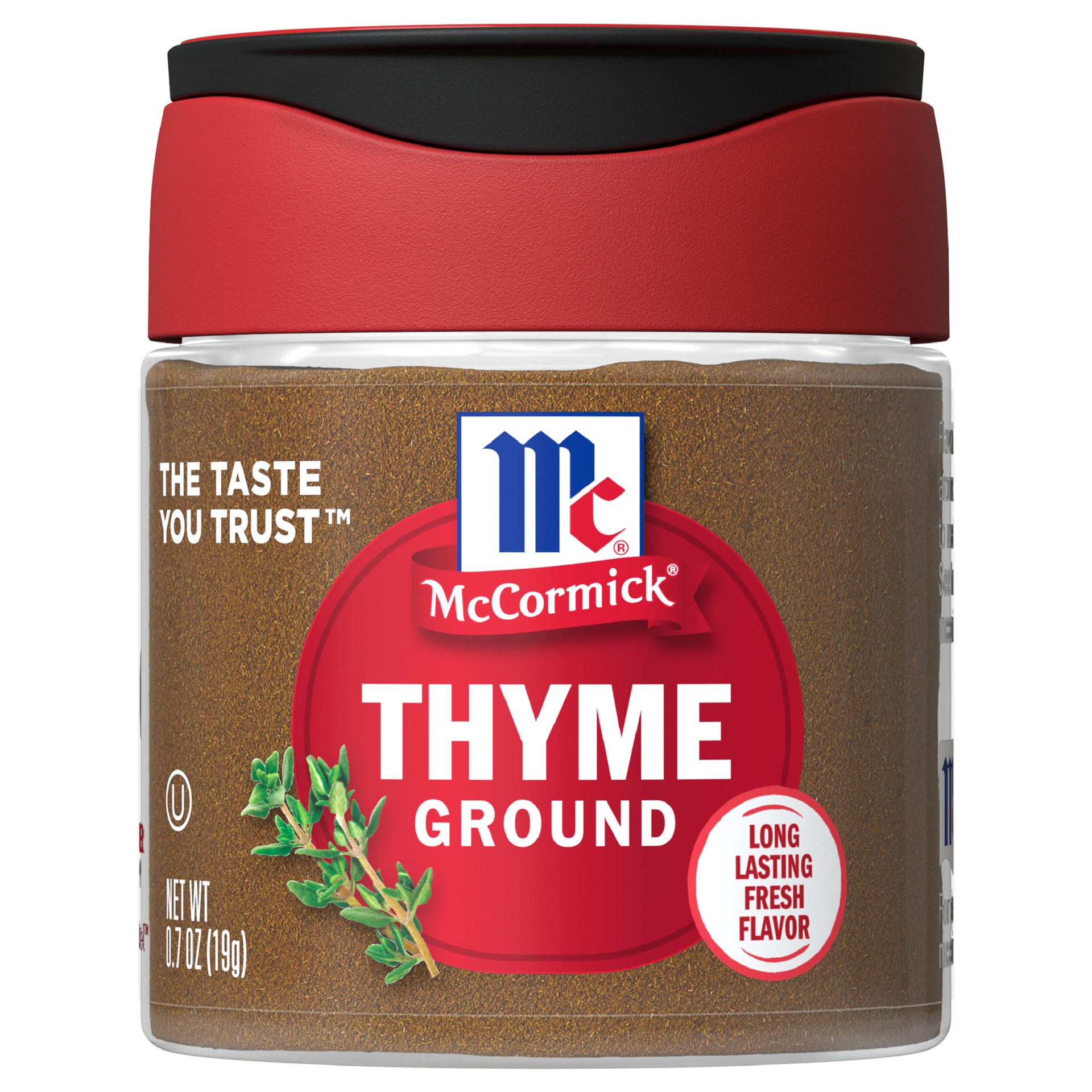 slide 1 of 8, McCormick Thyme - Ground, 0.7 oz