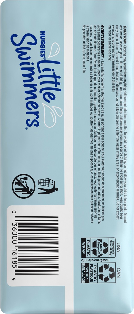 slide 2 of 9, Little Swimmers Disposable Swim Diapers, Size 4 (24-34 lbs), 18 Ct, 18 ct