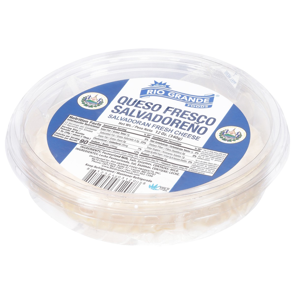 slide 2 of 11, Rio Grande Salvadoran Fresh Cheese 1 12 oz, 12 oz