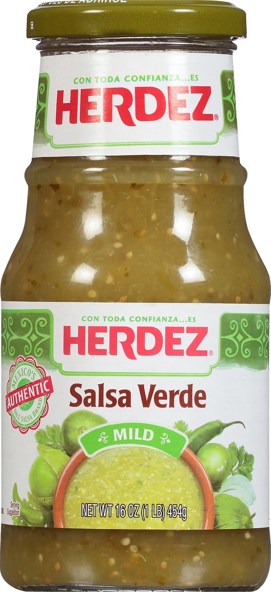 slide 1 of 12, Herdez Mild Salsa Verde 16 oz, 16 oz