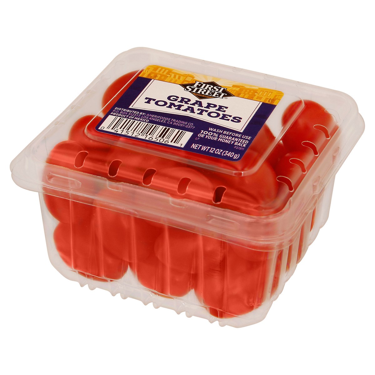 slide 3 of 4, First Street Grape Tomatoes, 12 oz