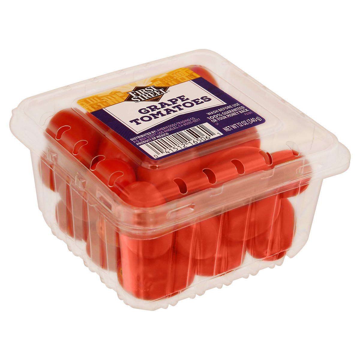 slide 2 of 4, First Street Grape Tomatoes, 12 oz