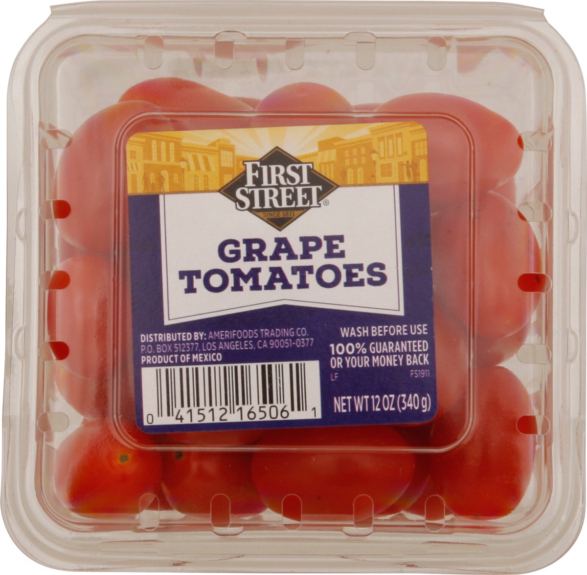 slide 1 of 4, First Street Grape Tomatoes, 12 oz
