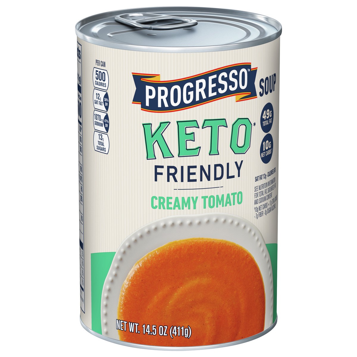 slide 5 of 9, Progresso Keto*-Friendly Creamy Tomato Canned Soup, Ready To Serve, 14.5 oz., 14.5 oz