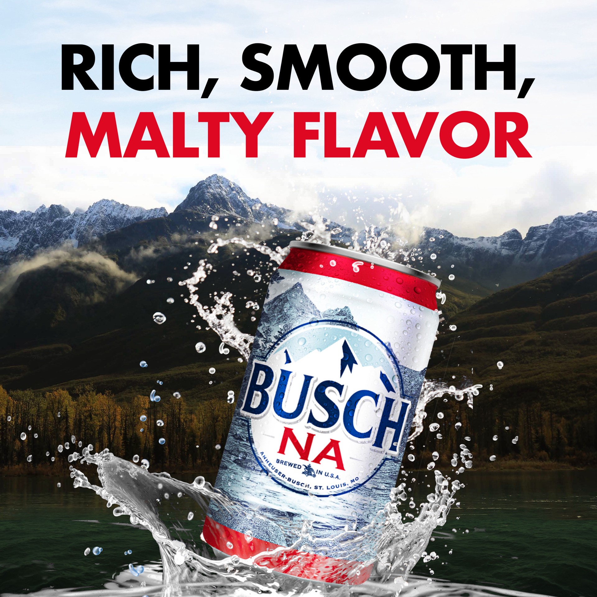 slide 6 of 7, Busch Non Alcoholic Beer, 12 Pack Beer, 12 FL OZ Cans, 12 ct; 12 oz