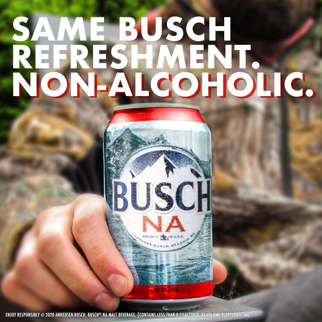slide 3 of 7, Busch Non Alcoholic Beer, 12 Pack Beer, 12 FL OZ Cans, 12 ct; 12 oz