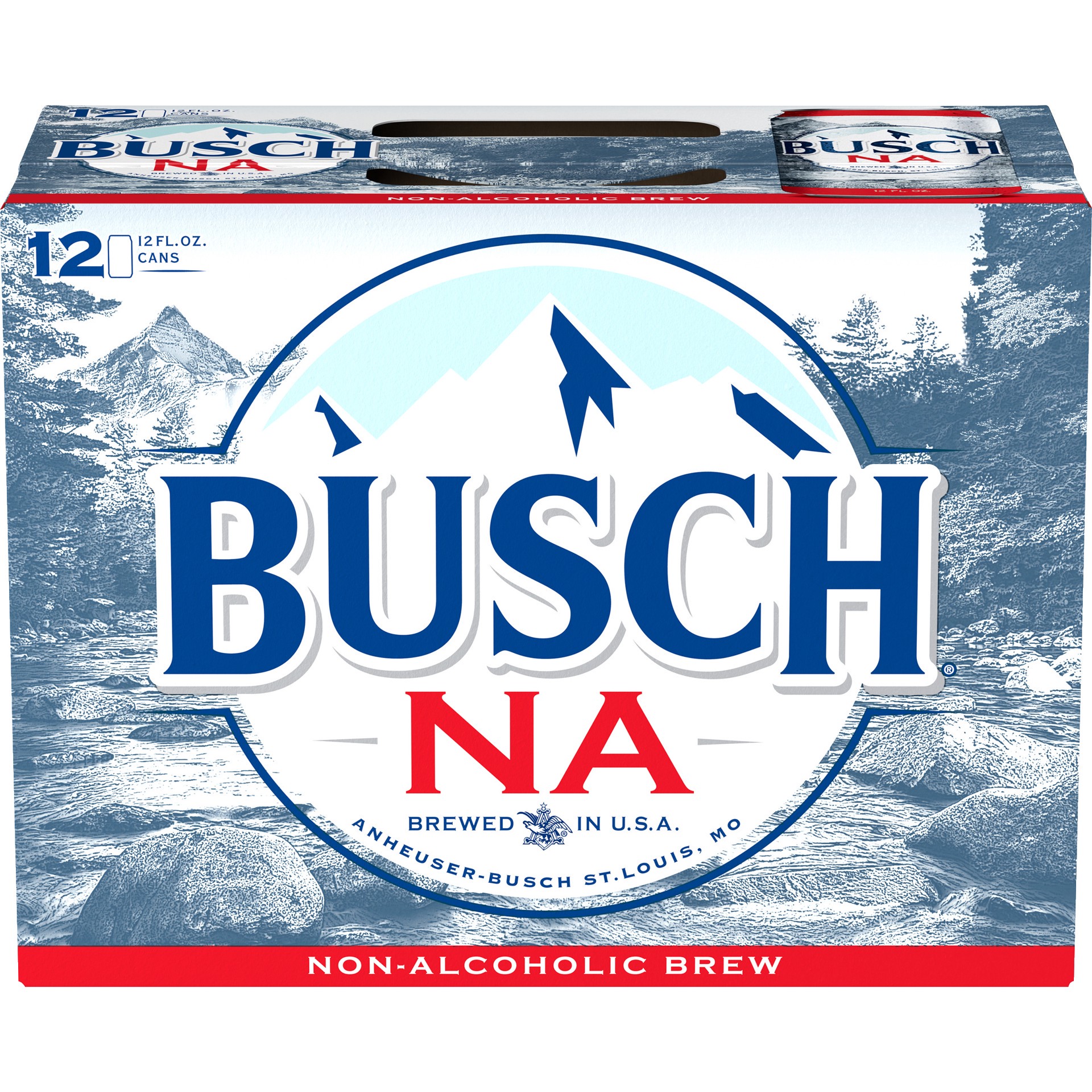slide 7 of 7, Busch Non Alcoholic Beer, 12 Pack Beer, 12 FL OZ Cans, 12 ct; 12 oz
