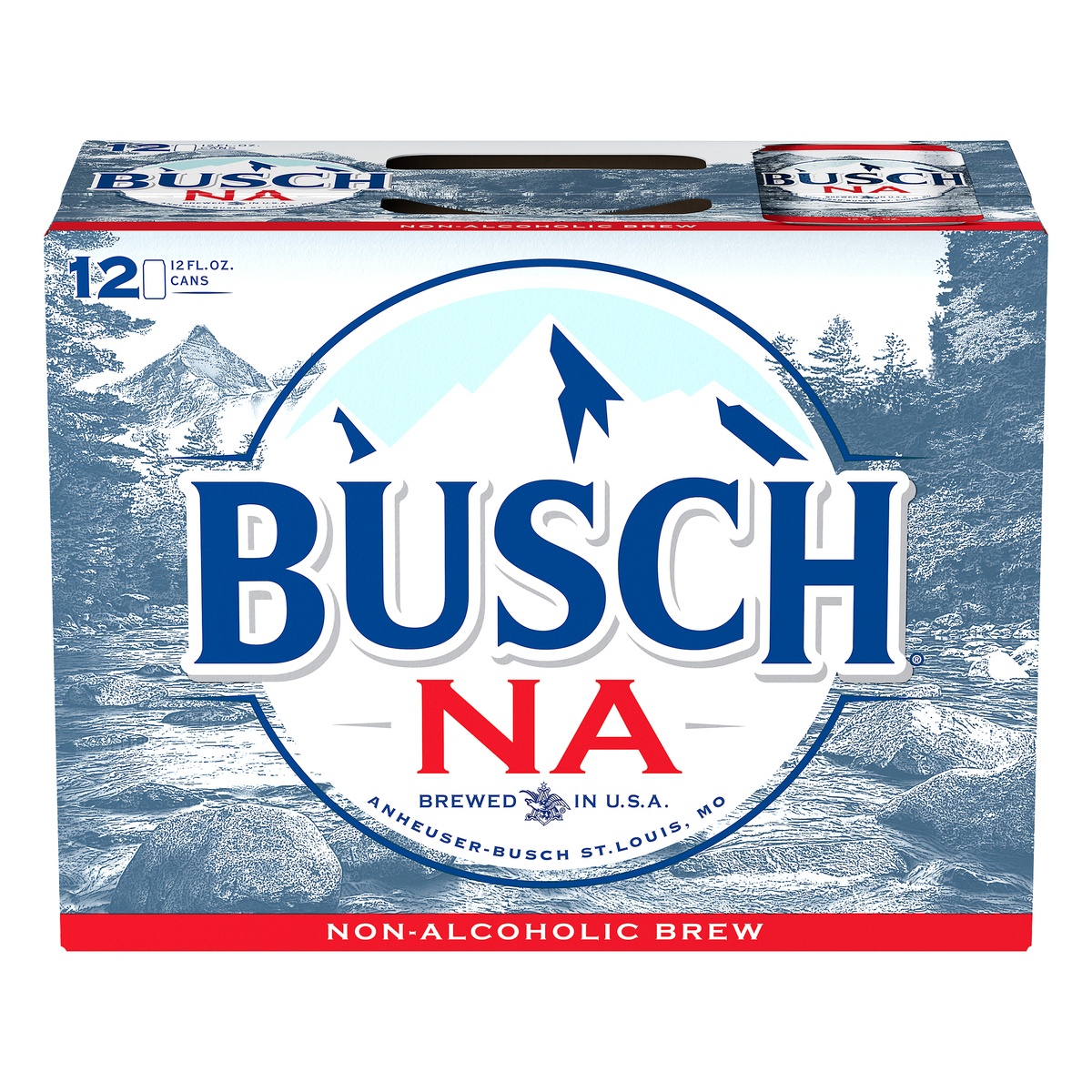 slide 1 of 3, Busch Non-Alcoholic Beer - 12pk/12 fl oz Cans, 12 ct; 12 fl oz