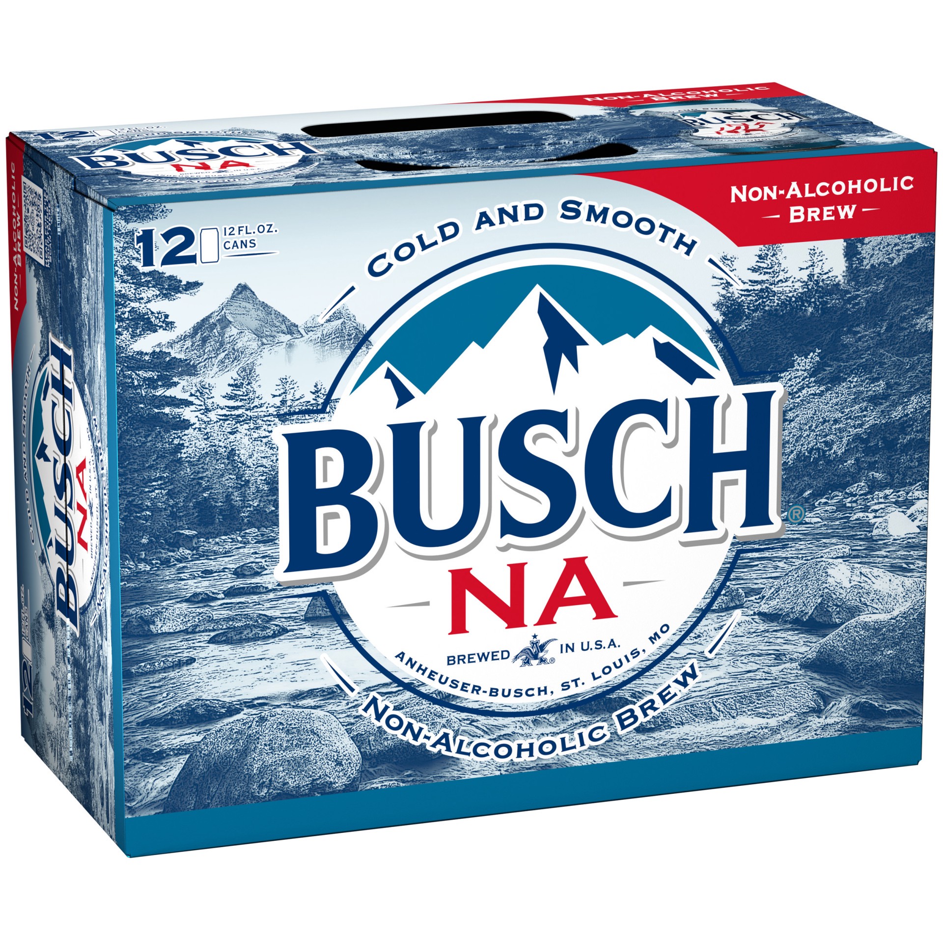 slide 1 of 7, Busch Non-Alcoholic Beer, 12 Pack, 12 fl oz Cans, 12 fl oz