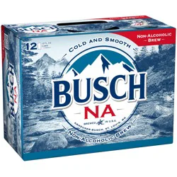 Busch Non-Alcoholic Beer, 12 Pack, 12 fl oz Cans