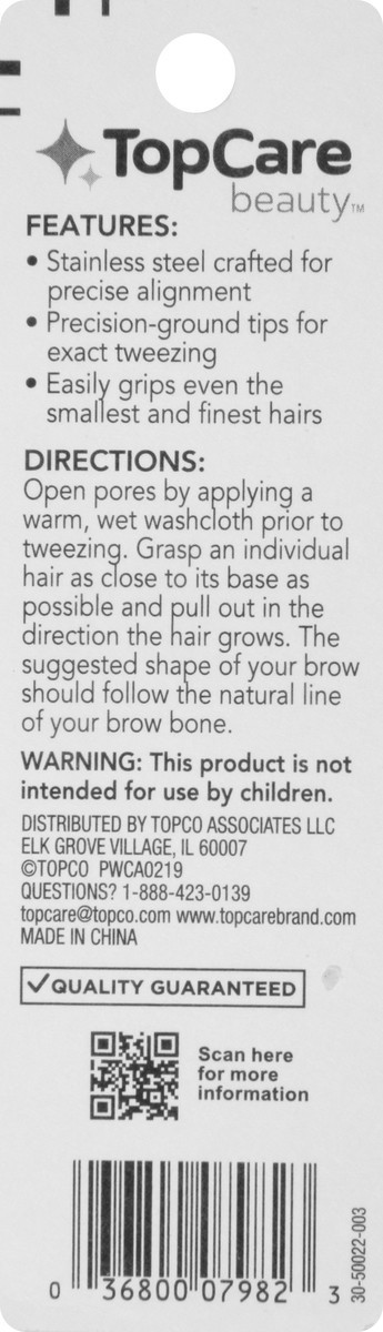 slide 2 of 12, Topcare Tweezers Pro Slant Tip, 1 ct