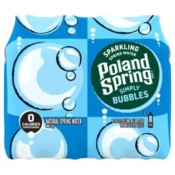 Poland Spring Sparkling Water, Simply Bubbles- 16.9 fl oz