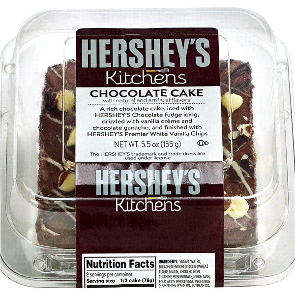 slide 1 of 1, Cake Square, Hershey's Chocolate, 5.5 oz