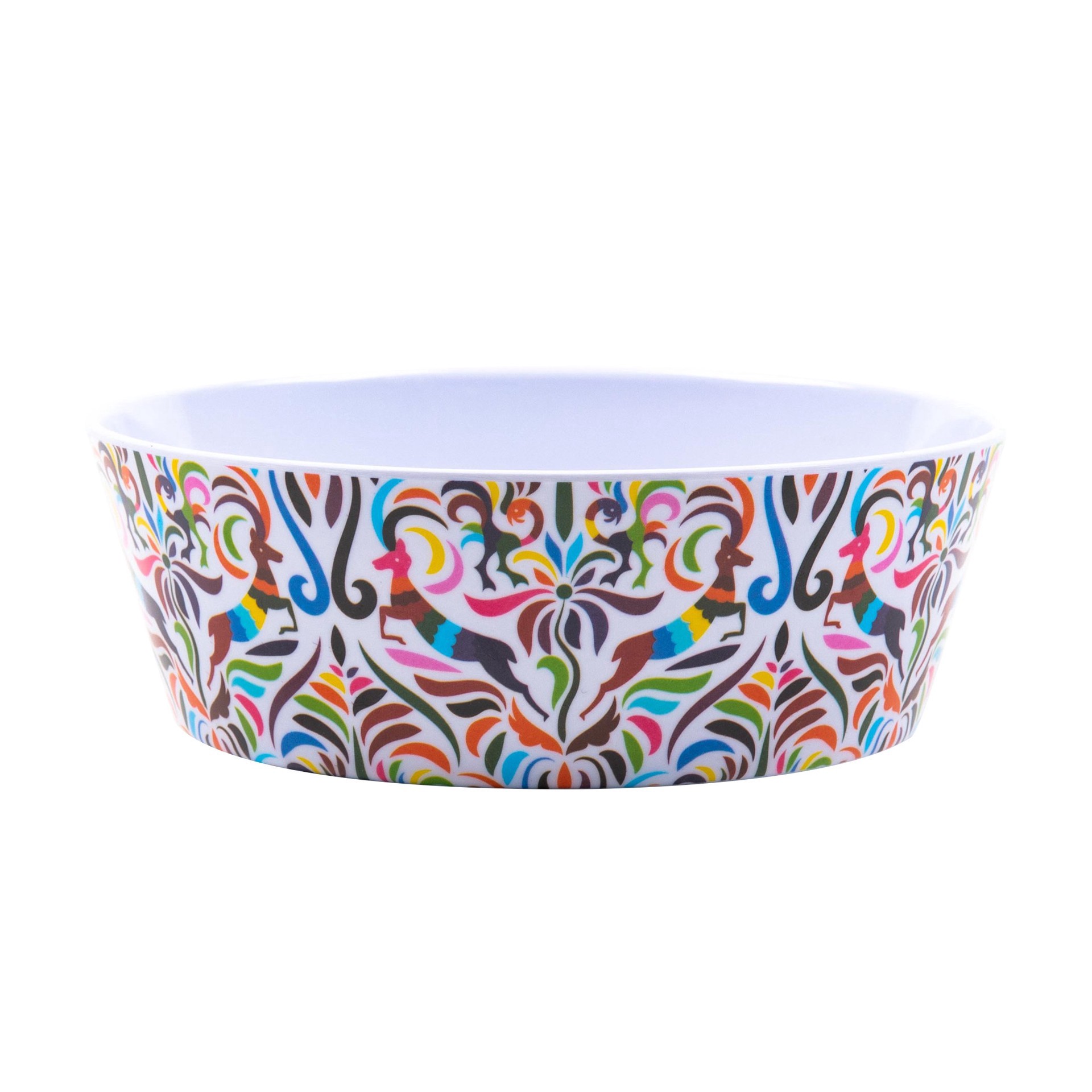 slide 1 of 1, Woof and Whiskers Melamine Pet Bowl Otomi, 1 ct