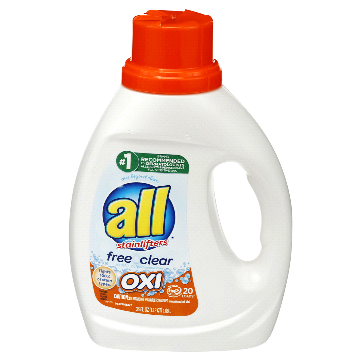 slide 1 of 1, All Stainlifters Liquid Laundry Detergent, 36 fl oz