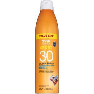 slide 1 of 1, CVS Health Sport Clear Sunscreen Spray, 1 ct