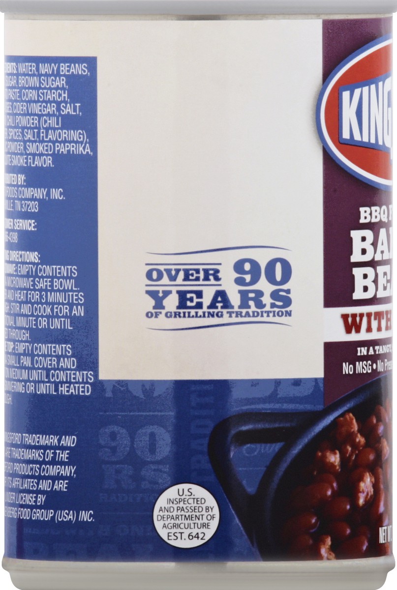 slide 3 of 6, Kingsford Baked Beans Barbeque Pork, 15 oz