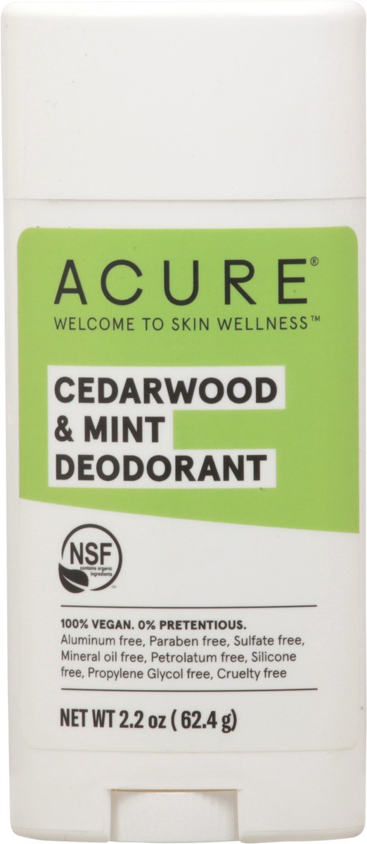 slide 2 of 13, ACURE Cedarwood & Mint Deodorant 2.2 oz, 2.2 oz