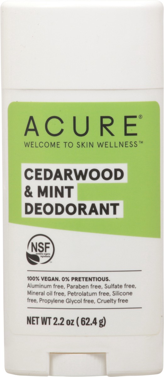 slide 1 of 13, ACURE Cedarwood & Mint Deodorant 2.2 oz, 2.2 oz